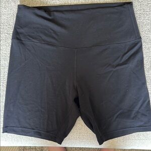 Lululemon Athletica Black Bike Shorts Moisture-Wicking